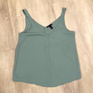 Simple olive tank top